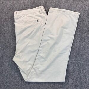 Travis Mathew Open To Close Mens 40x34 Khaki Performance Chino Golf Pants